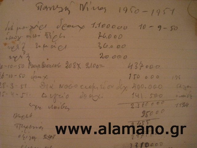 Στο τέλος της δεκαετίας του 1940  τα χρήματα έχουν χάσει πλέον την αξία τους. Δείτε πως ένα μουλάρι  κόστιζε 1.100.000 δρχ.